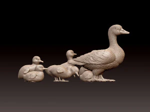 Duckling duck 3D Print Model