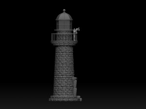 Lighthouse keeper 3D 프린트 모델