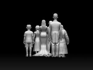 THE ADDAMS FAMILY 3D Baskı Modeli
