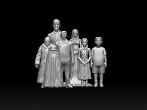 THE ADDAMS FAMILY 3D Baskı Modeli