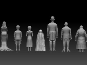 THE ADDAMS FAMILY 3D Baskı Modeli