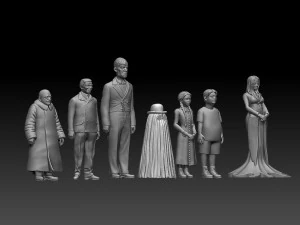 THE ADDAMS FAMILY 3D Print Model