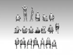 Young people 3D Print Model