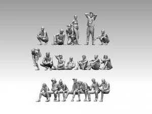 Young people 3D Print Model