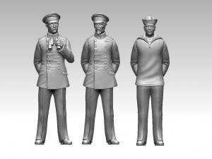 Retro people 3D Print Model