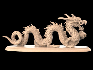 DRAGON 3D 打印模型