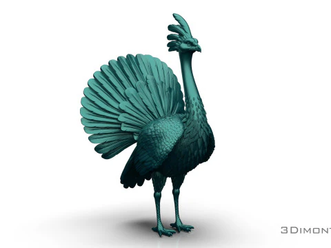 Bird High-Quality Printable CG Asset 3DExport 3D Model