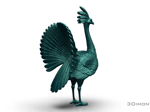 Bird High-Quality Printable CG Asset 3DExport 3D Model