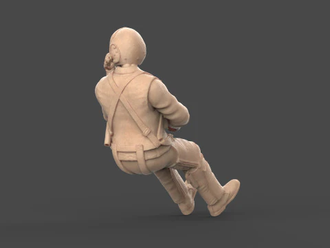 Фігурка пілота ВПС США 116, сучасний реактивний пілот, 3D для друку STL 3D Принт Модель