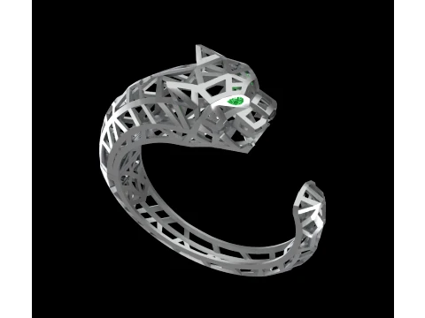 Armband Panther 3D Druckmodell