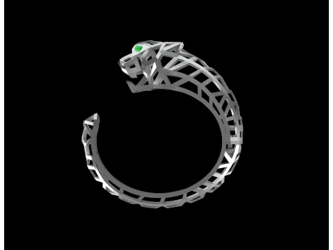 Bracelet panther 3D Print Model