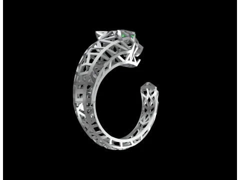 Bracelet panther 3D Print Model
