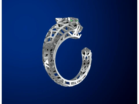 Bracelet panther 3D Print Model