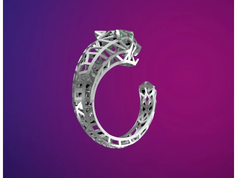 Bracelet panther 3D Print Model