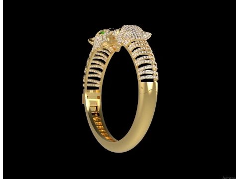 Bracelet panther 3D Print Model