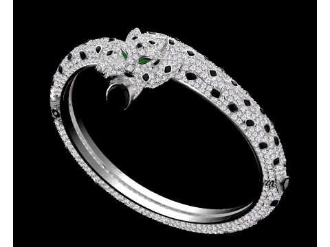Armband Panther 3D Druckmodell