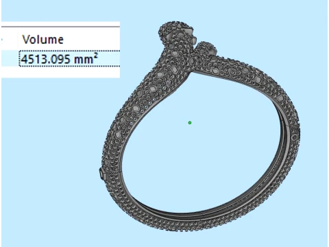 Bracelet panther 3D Print Model