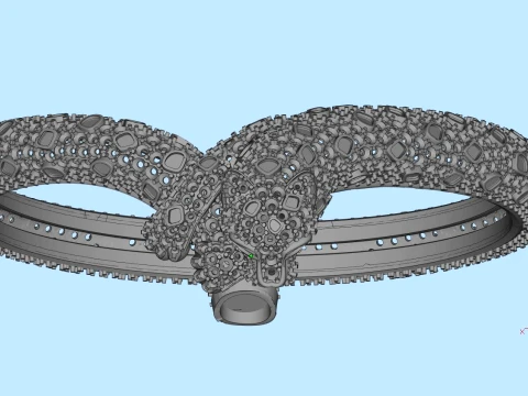 Bracelet panther 3D Print Model