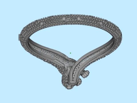 Bracelet panther 3D Print Model