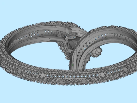Bracelet panther 3D Print Model