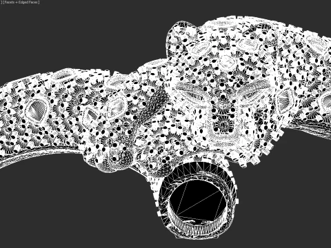 Bracelet panther 3D Print Model