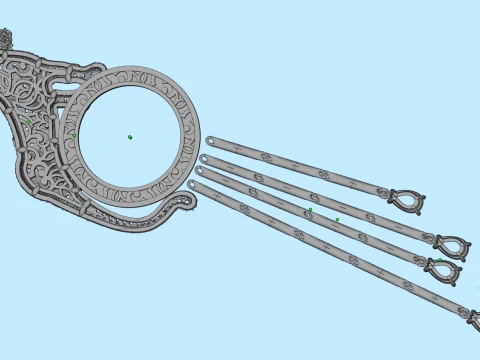 Brooch panther 3D Print Model