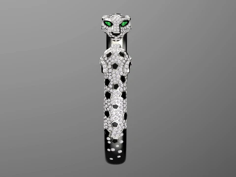 Bracelet panther 3D Print Model