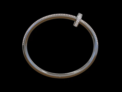 Nail Bracelet 3D Print Model