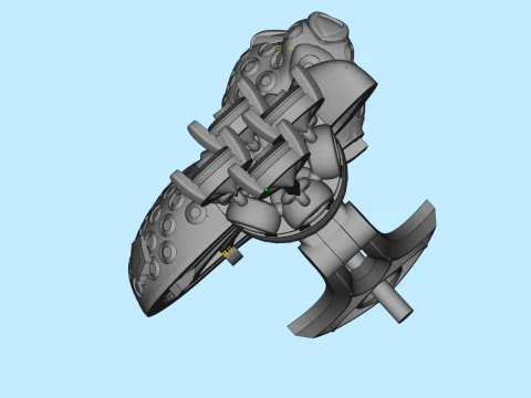Earrings panther 3D Print Model