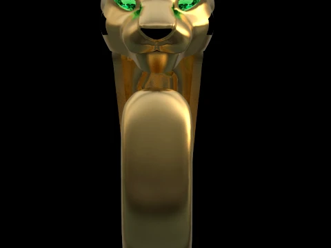Ring Panther 3D Print Model