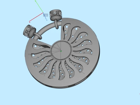 Pendant 3D Print Model