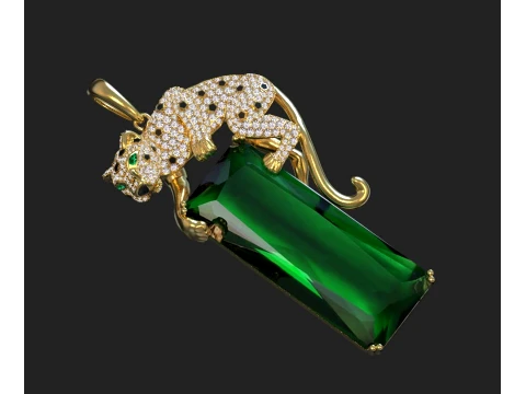 Anh&auml;nger Panther 3D Druckmodell