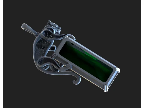 Pendant panther 3D Print Model
