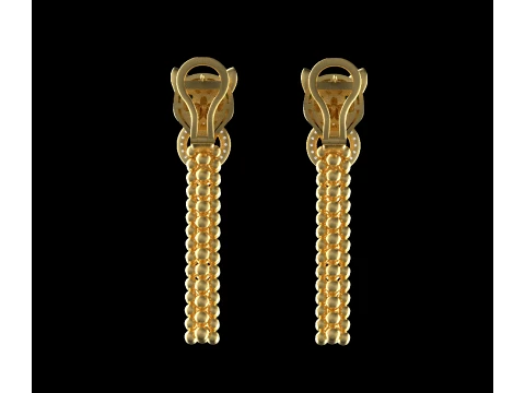 Earrings panther 3D Print Model