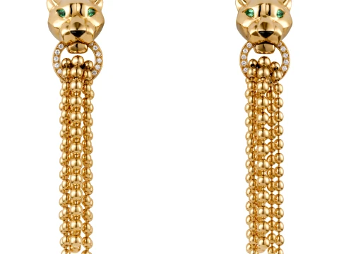 Earrings panther 3D Print Model