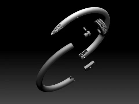 Bracelet panther 3D Print Model