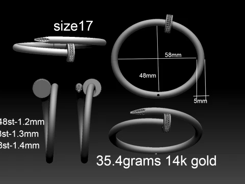 Bracelet panther 3D Print Model