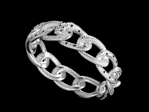 Armband panter 3D printmodel