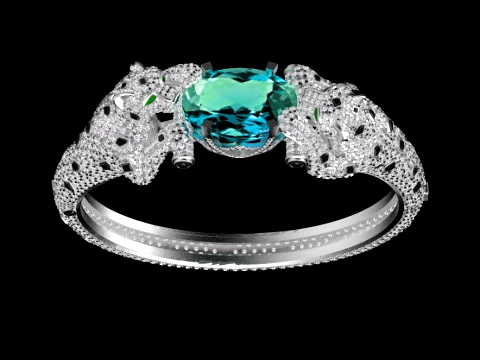 Pulsera pantera Modelo de impresión 3D