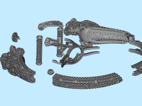Bracelet panther 3D Print Model