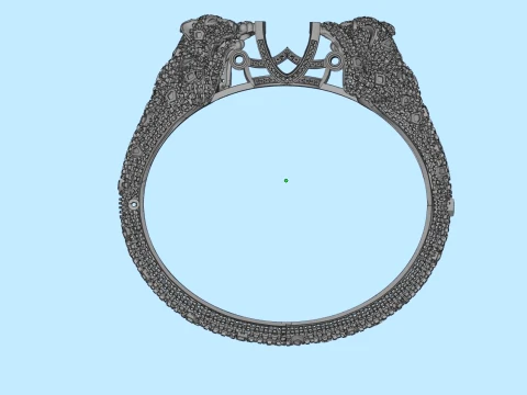 Bracelet panther 3D Print Model