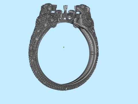 Bracelet panther 3D Print Model