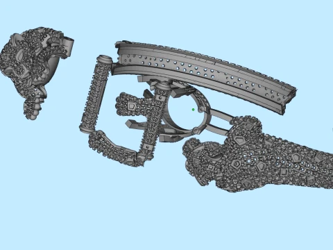 Bracelet panther 3D Print Model