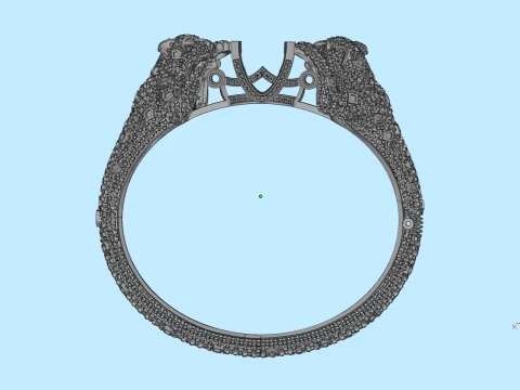Bracelet panther 3D Print Model