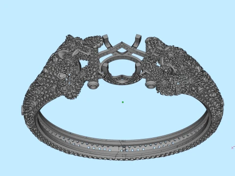 Bracelet panther 3D Print Model