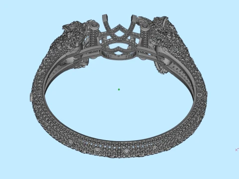 Bracelet panther 3D Print Model