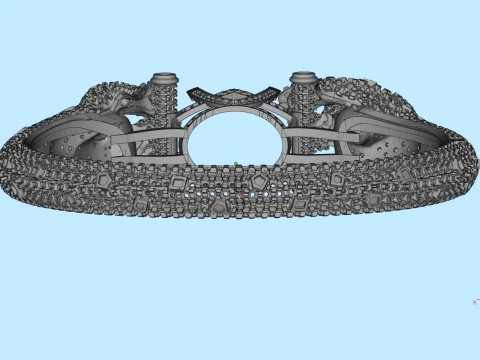 Bracelet panther 3D Print Model