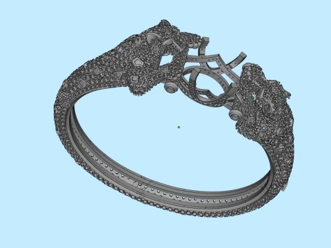 Bracelet panther 3D Print Model