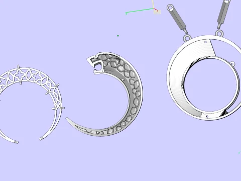 Pendant panther 3D Print Model