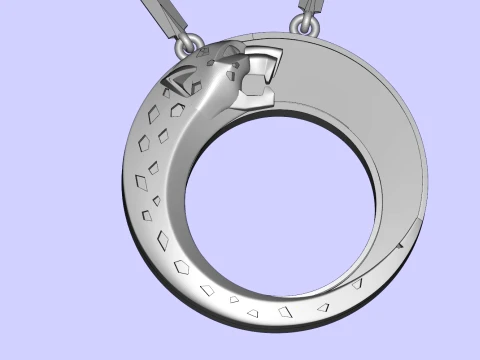 Pendant panther 3D Print Model